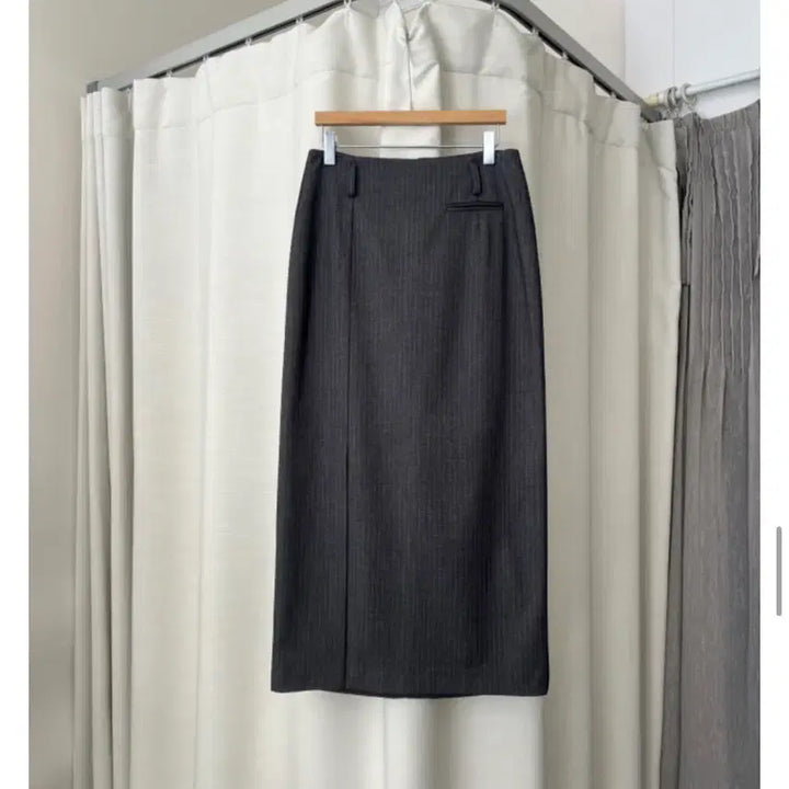 [BUNJANG] Eroom Stripe Pencil Skirt / 이룸 스트라이프 펜슬 스커트