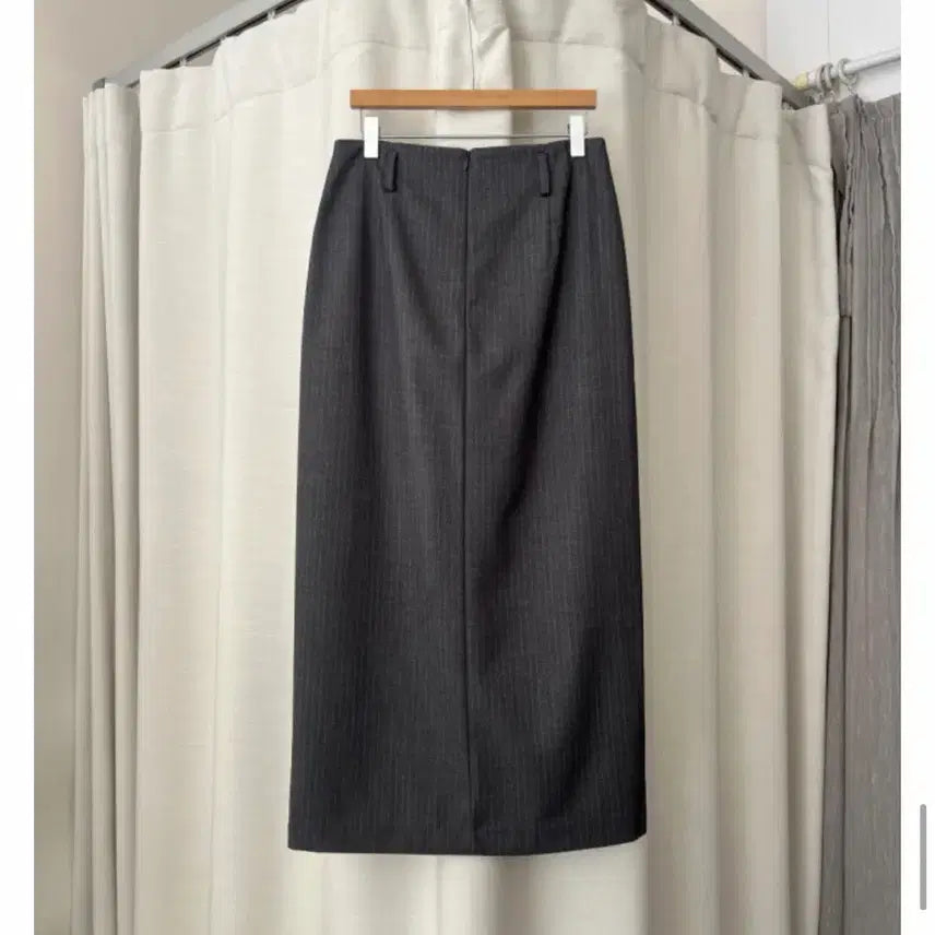 [BUNJANG] Eroom Stripe Pencil Skirt / 이룸 스트라이프 펜슬 스커트