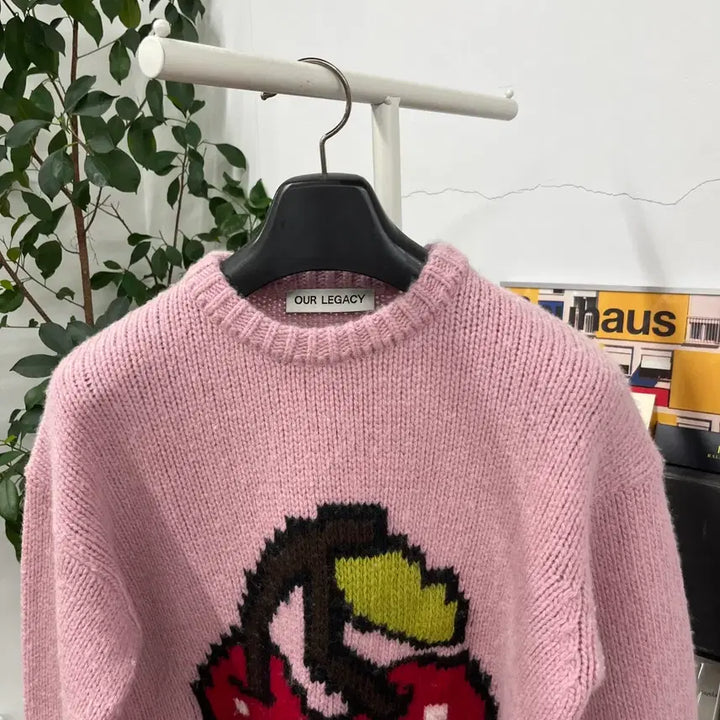 [BUNJANG] Our Legacy Candy Floss Cherry Knit 46 / 아워레가시 캔디플로스 체리니트 46