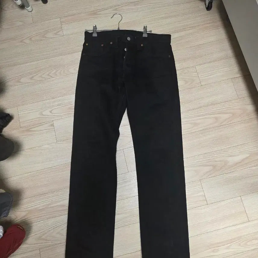 [SOLD OUT] (마지막 인하)더블알엘 RRL 슬림핏 재팬 셀비지 데님 블랙 31x30