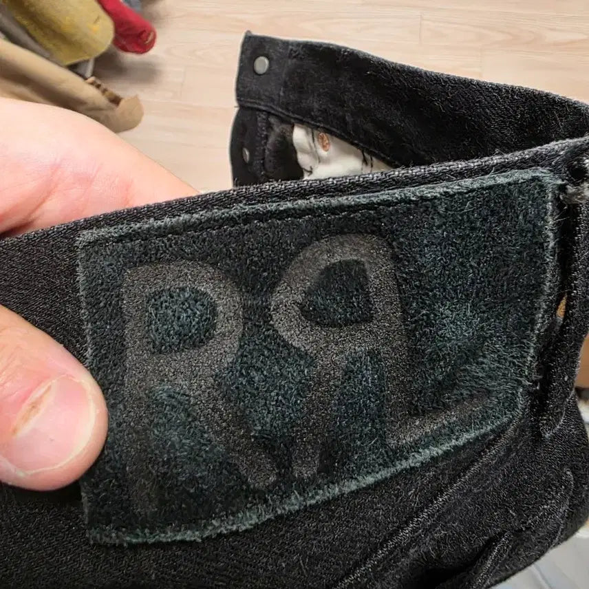 [SOLD OUT] (마지막 인하)더블알엘 RRL 슬림핏 재팬 셀비지 데님 블랙 31x30