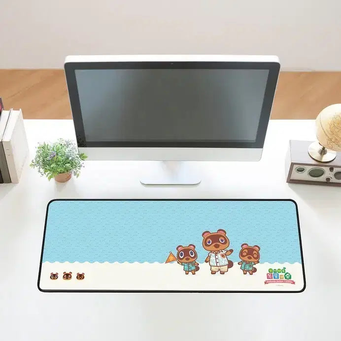 [BUNJANG] Animal Crossing Desk Mat, Keycap, Keyring Set / 동물의 숲 장패드, 키캡 키링