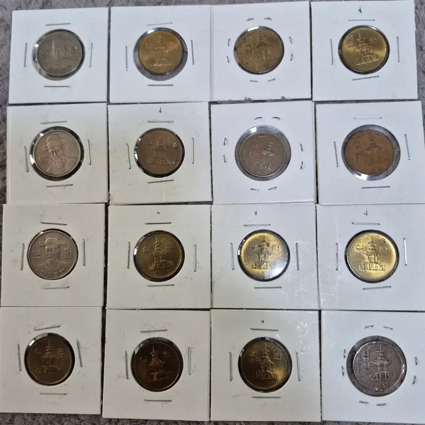 [BUNJANG] Korean Coins Collection 1974 1982 1985 / 한국 주화 10원 100원 컬렉션.1974년82년85년 백원그외 십원13