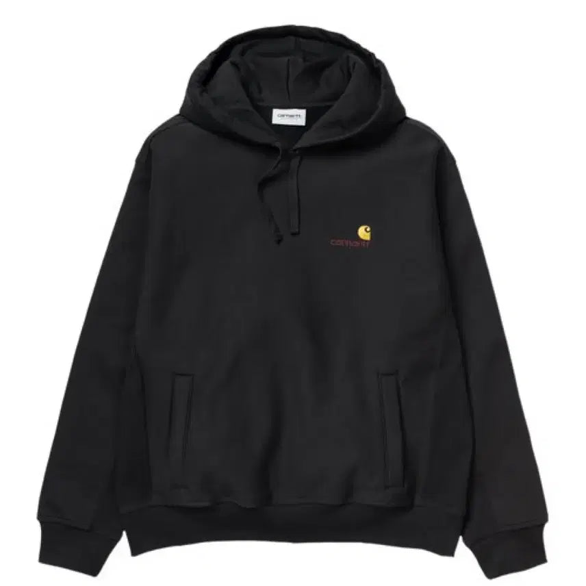 [BUNJANG] Carhartt WIP American Script Hoodie Black M / 칼하트 wip 아메리칸 스크립트 후드 블랙 M