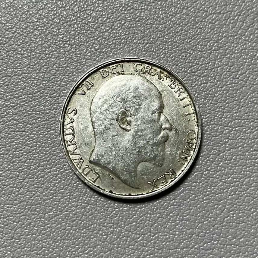 [BUNJANG] 1902 Edward VII Silver Shilling / 1902년 영국 에드워드 7세 1실링 은화