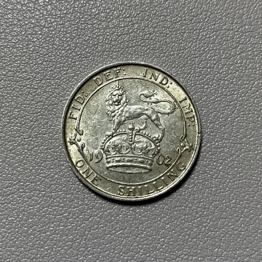 [BUNJANG] 1902 Edward VII Silver Shilling / 1902년 영국 에드워드 7세 1실링 은화