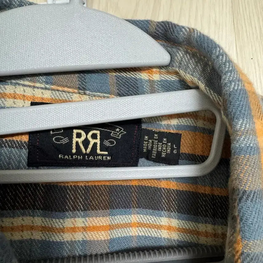 [BUNJANG] RRL Plaid Twill Western Shirt / RRL 더블알엘 플래드 트윌 웨스턴 셔츠