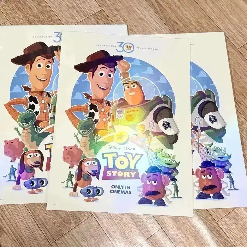 [SOLD OUT] 토이스토리 포스터 A3 오리지널 홀로그램 후가공 포스터 픽사 영화