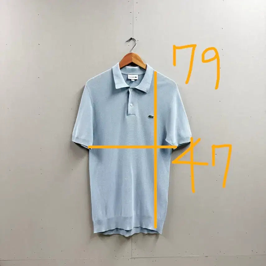 [BUNJANG] Lacoste Knit Polo Shirt / 남성 95-100 / 라코스테 니트 반팔 카라티셔츠