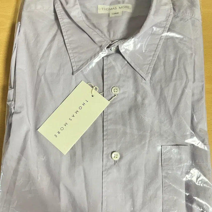 [BUNJANG] Thomas More Paper Shirt Lavender L / 새상품) 토마스모어 페이퍼 셔츠 라벤더 L