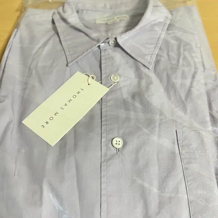 [BUNJANG] Thomas More Paper Shirt Lavender L / 새상품) 토마스모어 페이퍼 셔츠 라벤더 L