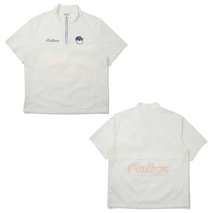 [BUNJANG] Malbon Unisex Short Sleeve Anorak / 말본 남녀 공용 반팔 아노락