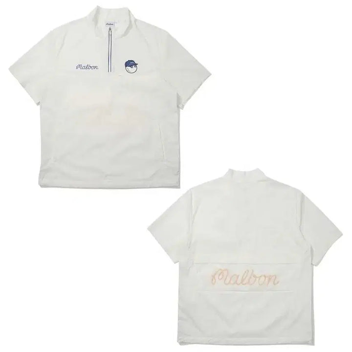 [BUNJANG] Malbon Unisex Short Sleeve Anorak / 말본 남녀 공용 반팔 아노락