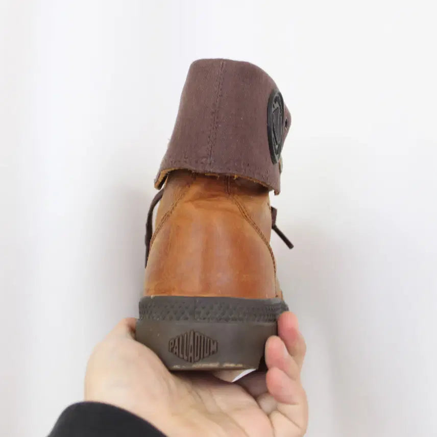 [BUNJANG] Palladium Classic High-Top Walker Boots (Brown, 270) / [정품] 팔라디움 남성 클래식 하이탑 워커화 (270) 상상샵