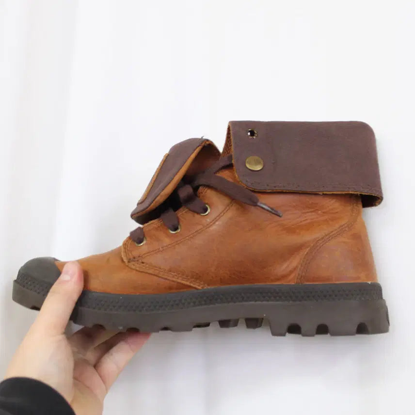 [BUNJANG] Palladium Classic High-Top Walker Boots (Brown, 270) / [정품] 팔라디움 남성 클래식 하이탑 워커화 (270) 상상샵