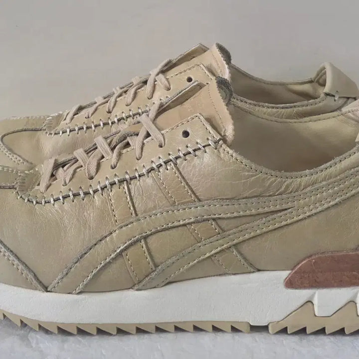 [BUNJANG] Onitsuka Tiger MHS Triple Beige Leather Sneakers / [260] 오니츠카타이거 MHS 트리플베이지ㅡ단종매물,최저가