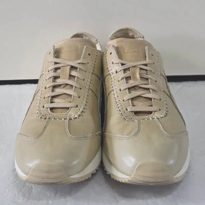 [BUNJANG] Onitsuka Tiger MHS Triple Beige Leather Sneakers / [260] 오니츠카타이거 MHS 트리플베이지ㅡ단종매물,최저가