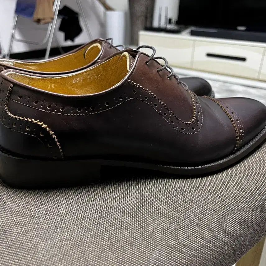[BUNJANG] Eirene Straight-Tip Leather Dress Shoes / 국내 최고급수제화 Eirene 스트레이트팁 구두