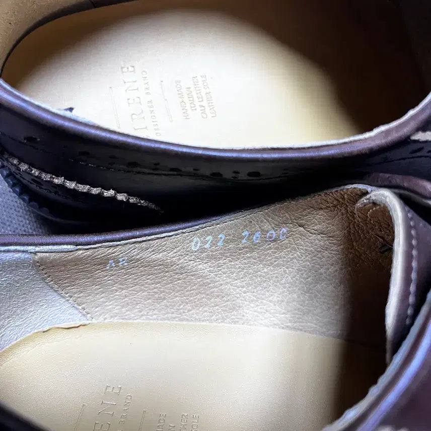 [BUNJANG] Eirene Straight-Tip Leather Dress Shoes / 국내 최고급수제화 Eirene 스트레이트팁 구두