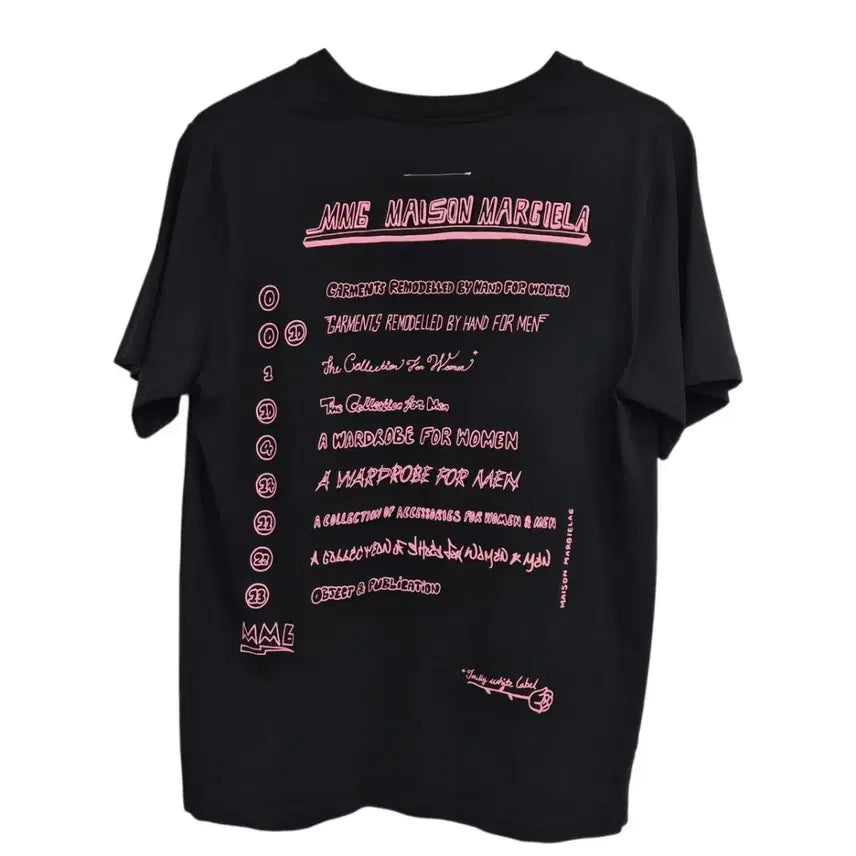 [BUNJANG] MM6 Maison Margiela Printed Short Sleeve T-Shirt / MM6 메종 마르지엘라 프린팅 반팔 티셔츠
