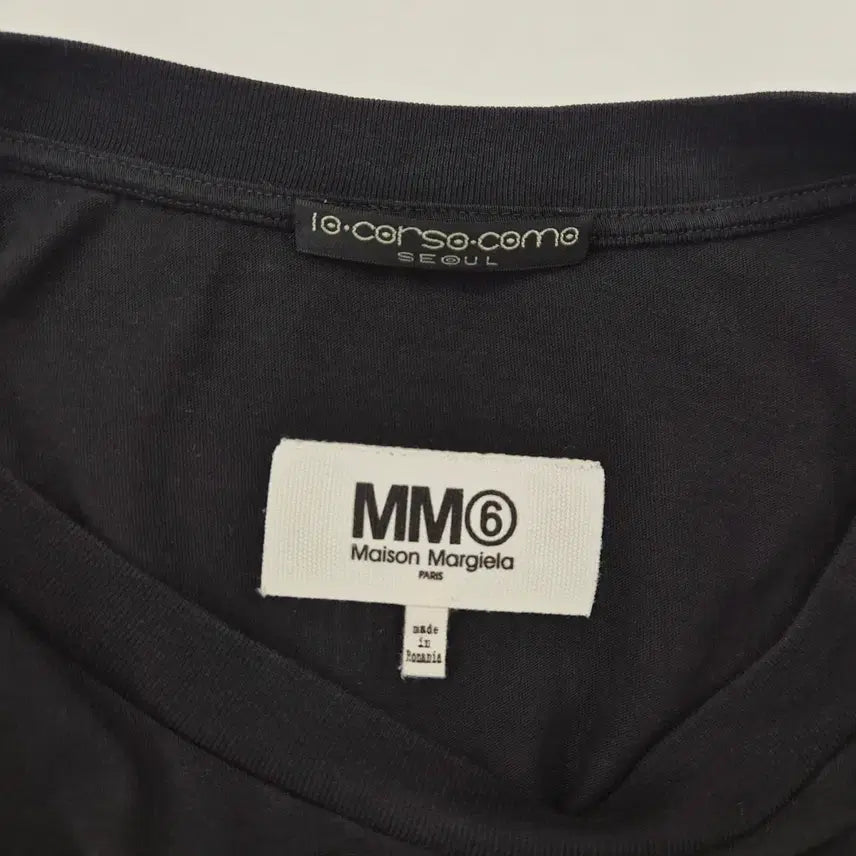[BUNJANG] MM6 Maison Margiela Printed Short Sleeve T-Shirt / MM6 메종 마르지엘라 프린팅 반팔 티셔츠
