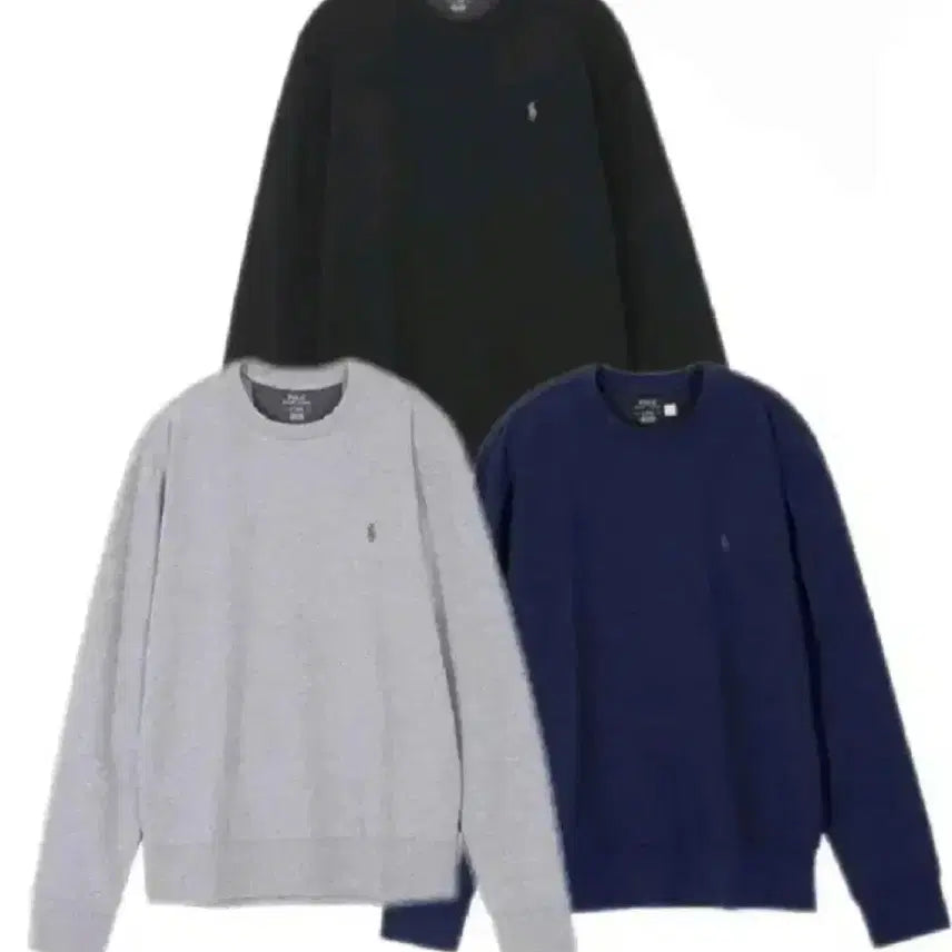 [BUNJANG] Polo Ralph Lauren Special Blend Sweatshirt Navy/Black / 특가*폴로랄프로렌 특양면 맨투맨 네이브/블랙 미개봉 새상품