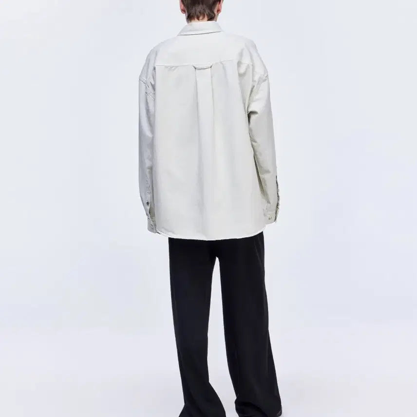 [BUNJANG] Songzio Zzero Cream Denim Shirt S / [새상품]송지오 지제로 크림 데님남방 S