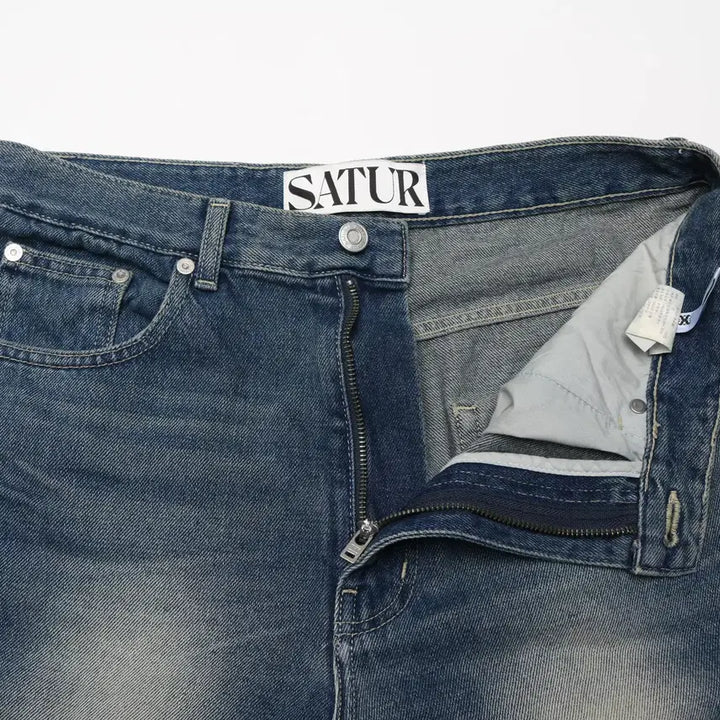 [BUNJANG] Setter Brooklyn Retro Washed Wide Denim Pants / [M] 세터 브루클린 뉴트로 와이드 워시드 데님 팬츠