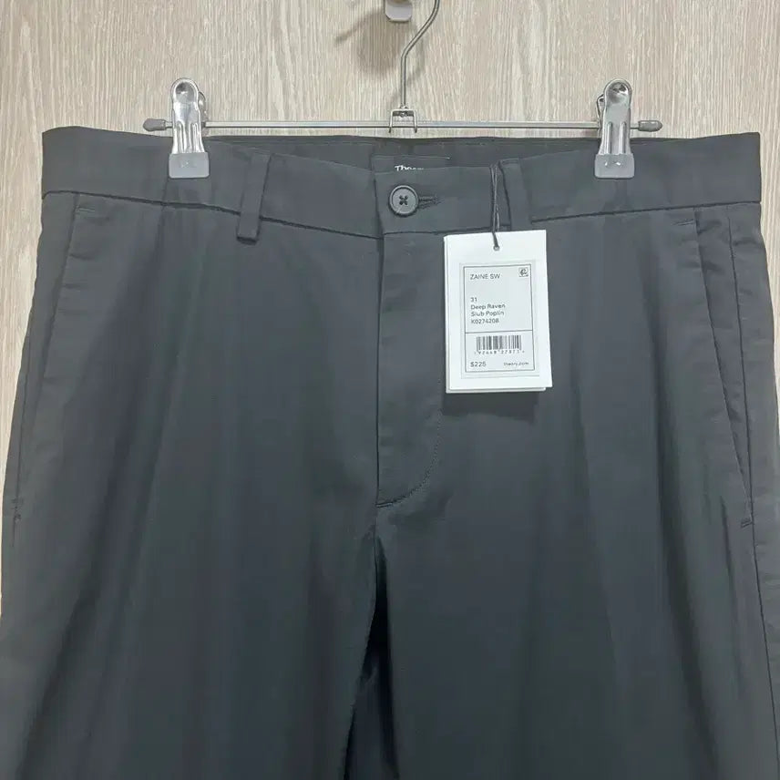 [BUNJANG] Theory Jane Poplin Chino Pants Deep Raven (Black) Size 31 / 새상품)띠어리 제인 포플린 치노팬츠31/딥레이븐(짙은블랙)