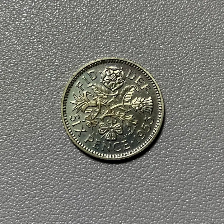[BUNJANG] 1953 British Proof Sixpence Coin / 1953년 영국 Proof 6펜스 주화