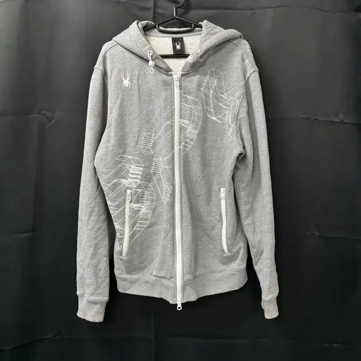 [BUNJANG] Spider Hooded Zip-up Jacket / 스파이더 정품 후드집업