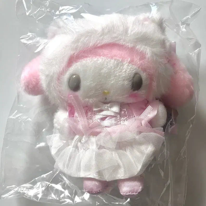 [SOLD OUT] 산리오 마이멜로디 시로네코 발레리나 마스코트 인형 키링
