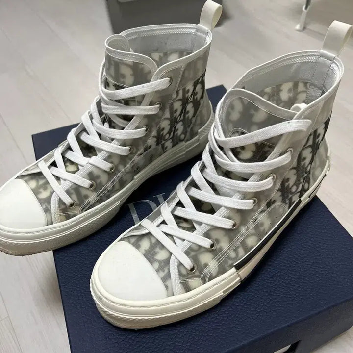 [BUNJANG] Dior B23 Oblique High-Top Sneakers Size 42 / 디올 오블리크 하이탑 42사이즈