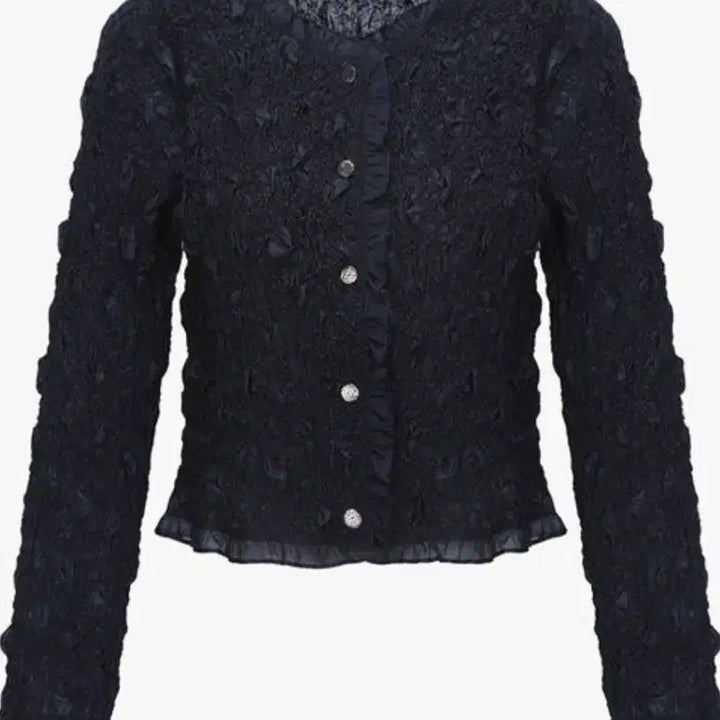 [BUNJANG] itMICHAA Frill Wrinkle Jacket / 2024잇미샤 프릴 링클 자켓