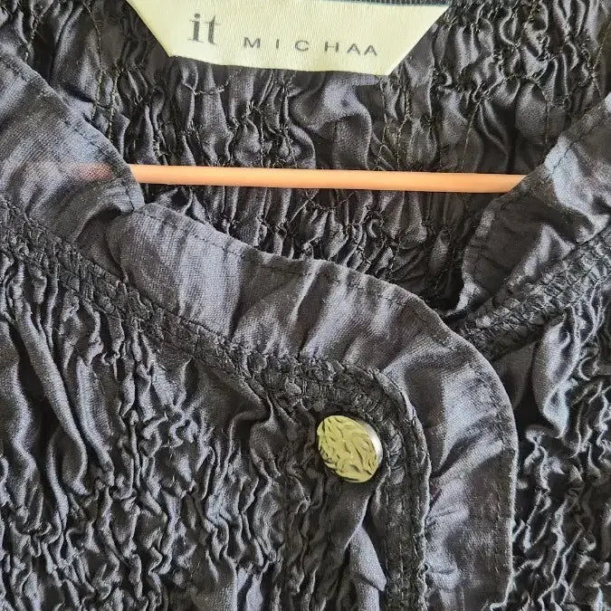 [BUNJANG] itMICHAA Frill Wrinkle Jacket / 2024잇미샤 프릴 링클 자켓