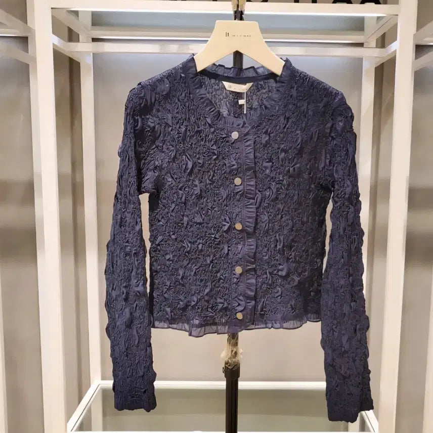 [BUNJANG] itMICHAA Frill Wrinkle Jacket / 2024잇미샤 프릴 링클 자켓