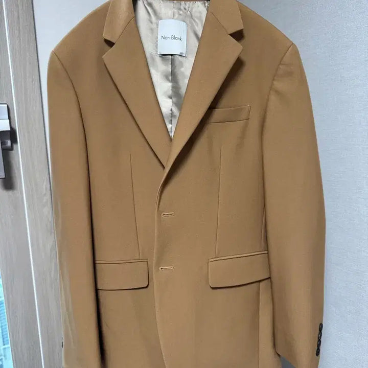 [BUNJANG] Non Blank Camel Blazer Jacket / Non Blank 카멜 블레이저 자켓