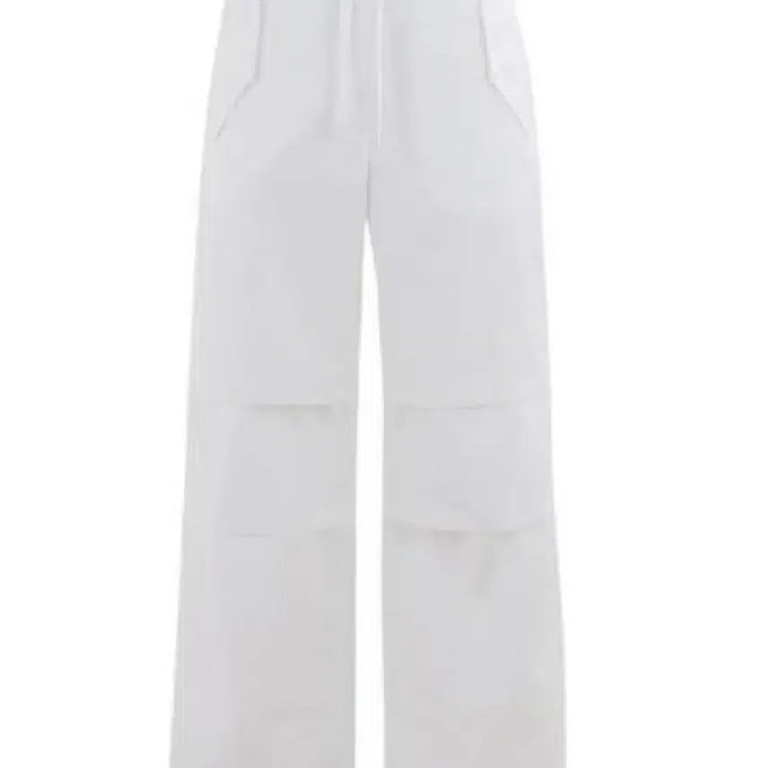 [BUNJANG] Kimseoul Russel Pleated Pants White Size 1 / 킴서울 러슬 핀턱 팬츠 화이트 1 사이즈