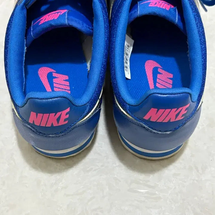 [BUNJANG] Nike Cortez Blue Silver Sneakers / 나이키 코르테즈 블루 실버 225
