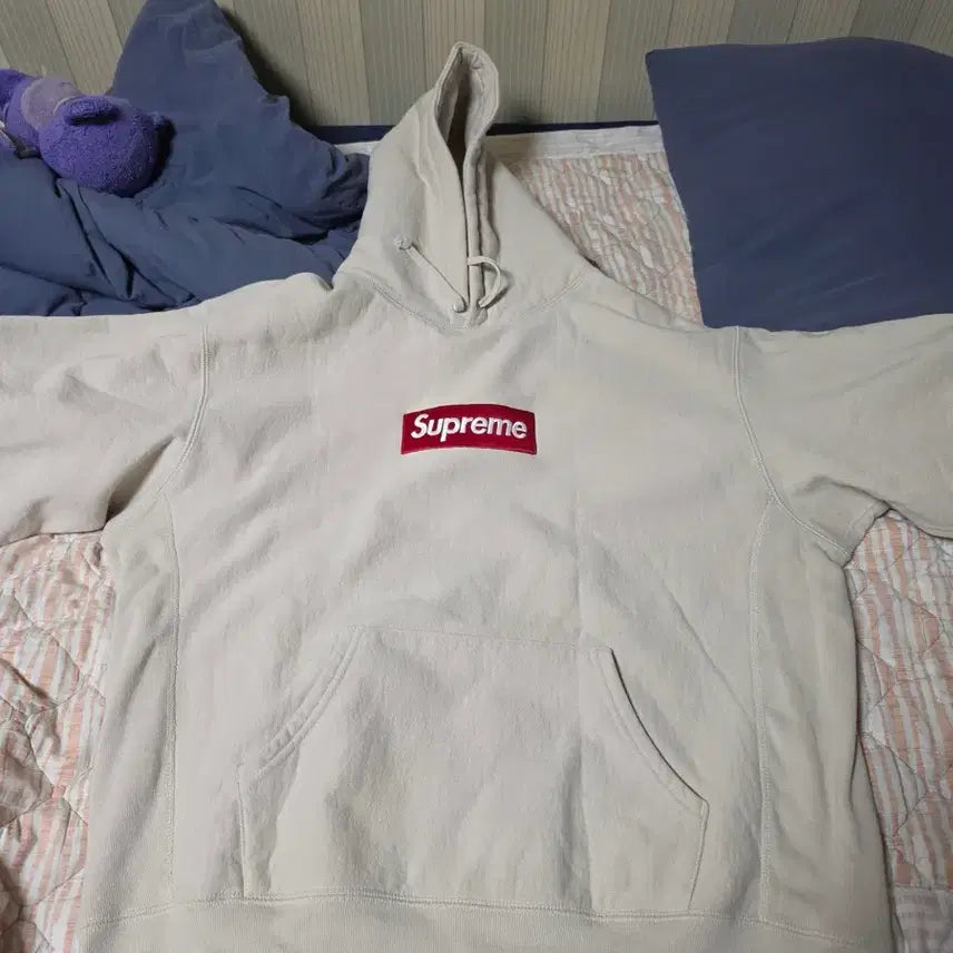 [BUNJANG] Supreme Box Logo Hoodie Stone M / 슈프림 박스로고 후드 스톤 m 팝니다