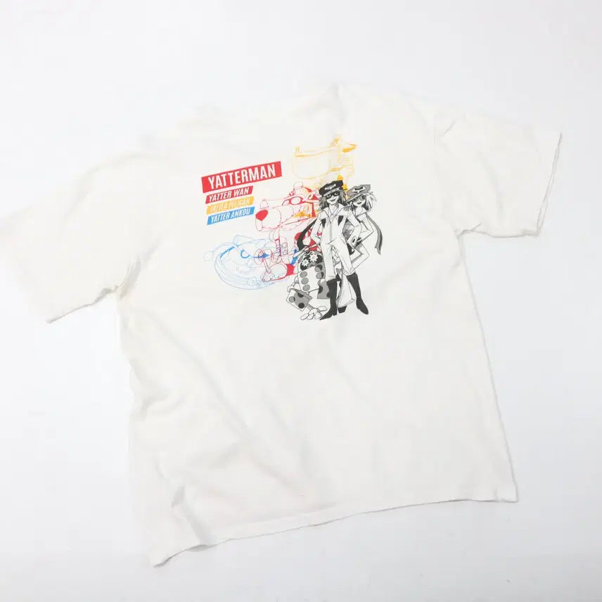 [BUNJANG] Tatsunoko Production Yatterman Pocket T-Shirt / 타츠노코 프로덕션 얏타맨 포켓 반팔 티셔츠