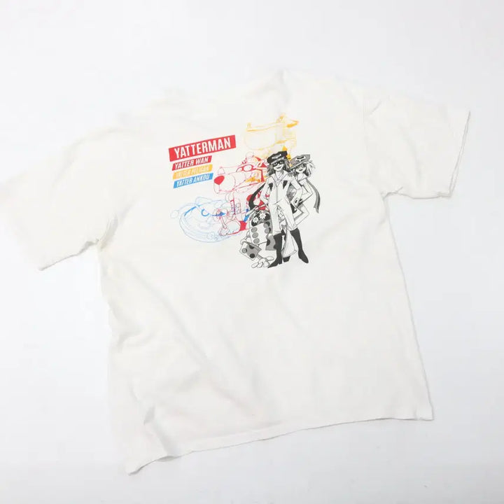 [BUNJANG] Tatsunoko Production Yatterman Pocket T-Shirt / 타츠노코 프로덕션 얏타맨 포켓 반팔 티셔츠