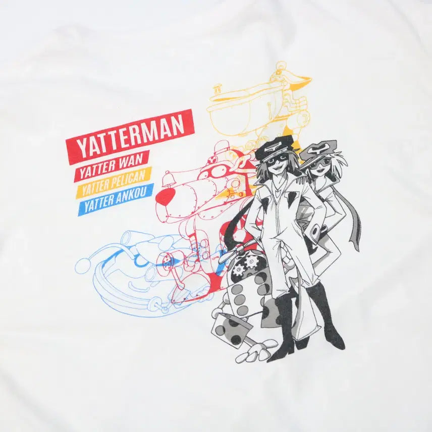 [BUNJANG] Tatsunoko Production Yatterman Pocket T-Shirt / 타츠노코 프로덕션 얏타맨 포켓 반팔 티셔츠
