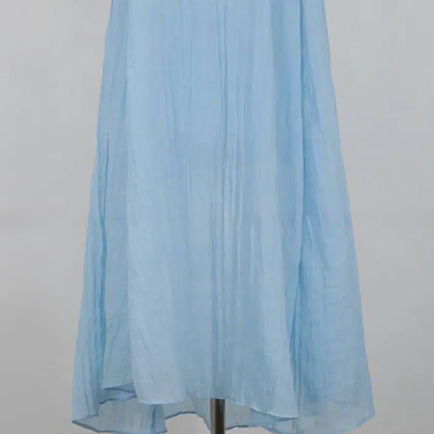 [BUNJANG] Sky Blue Long Cami Dress / 끈나시 롱 원피스 스카이블루 free