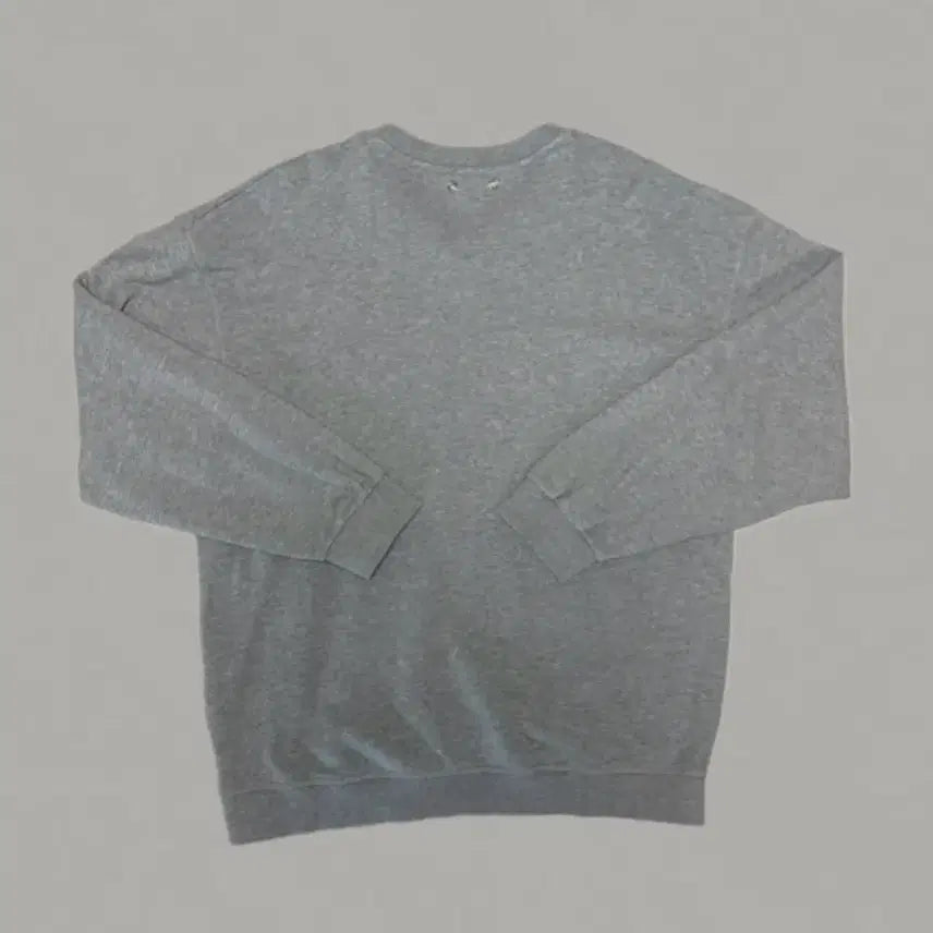 [BUNJANG] V-Neck Grey Sweatshirt T-Shirt / 브이넥 그레이 맨투맨 티셔츠