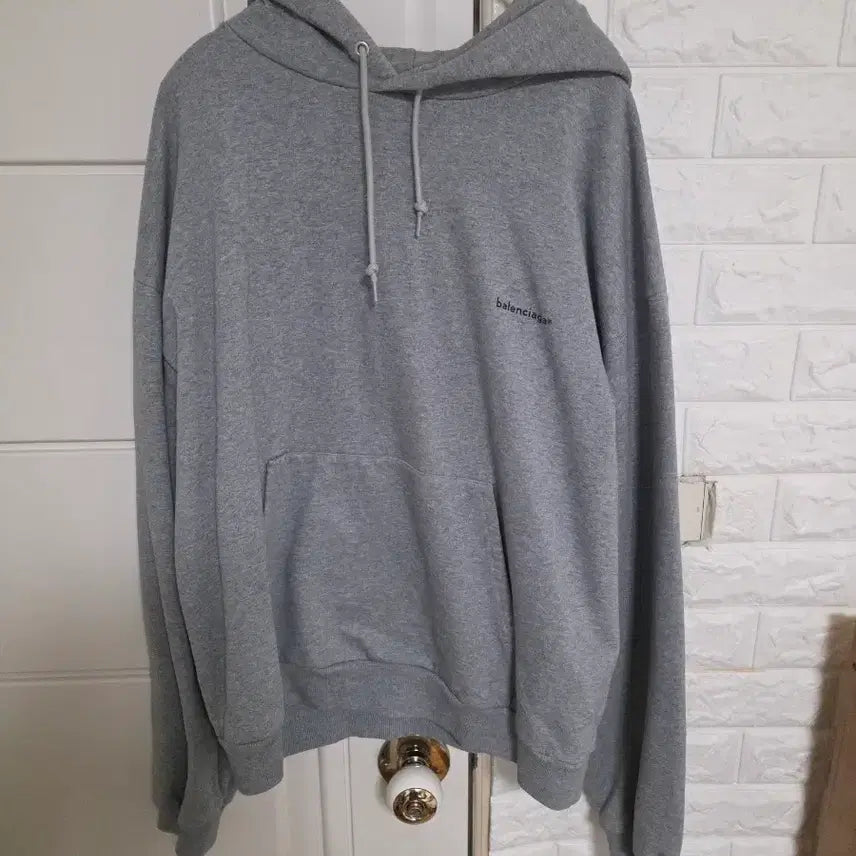 [BUNJANG] Balenciaga Small Logo Hoodie / (100%정품)발렌시아가 스몰로고 후드