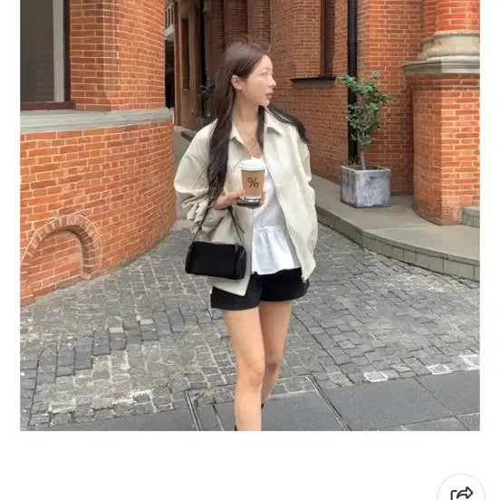 [BUNJANG] 그랑블룸 루르레더 블루종 아이보리 / 그랑블룸 루르레더 블루종 아이보리