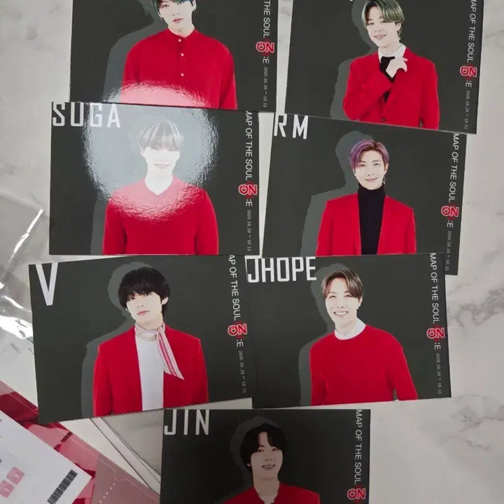 [BUNJANG] BTS Map of the Soul ON Photocard Set / *방탄소년단 맵오브더솔 ON 포토
