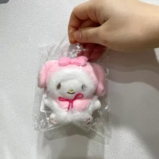 [BUNJANG] Sanrio My Melody Winter &amp; Pool Doll Keyring Bundle Set / 산리오 마이멜로디 겨울, 수영장 인형 키링(일괄)
