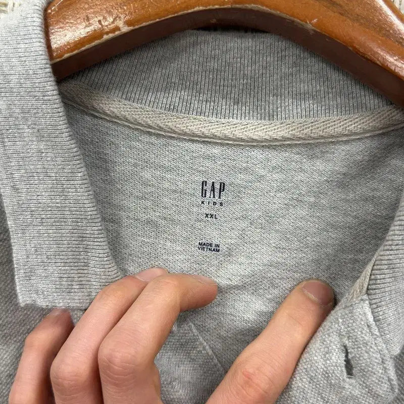 [BUNJANG] GAP Casual Short Sleeve Polo Shirt 90 / 갭 GAP 캐주얼 반팔카라티 90 A09150